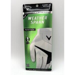 Callaway Golf Weather Spann Glove New Breathable Durable Performance